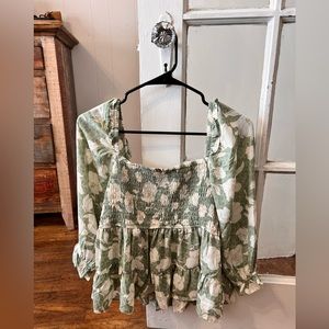 MINE off the shoulder top, size large